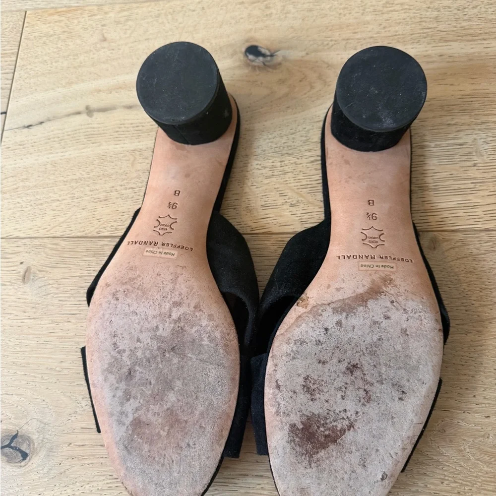 Loeffler Randall Black Knotted Mules - Picture 4 of 5